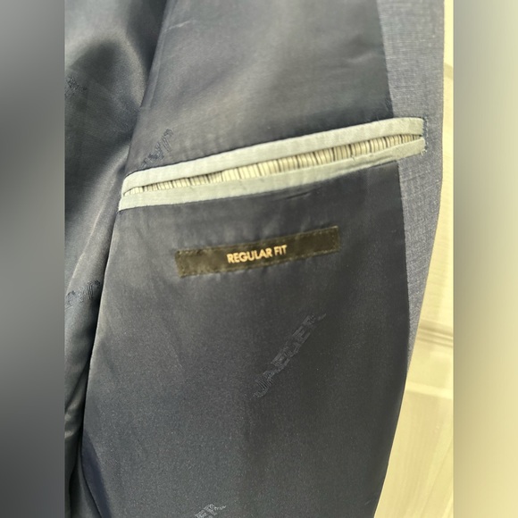 Jaeger Men's Blazer - Size 42R - Blue - Picture 4 of 6